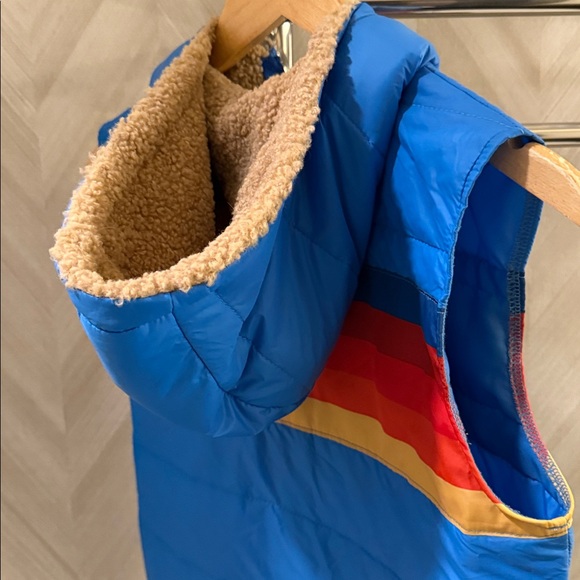 Colorful Striped Puffer Vest - Picture 3 of 6